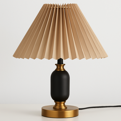 Metalowa Lampa Stołowa | Żelazo Tkanina