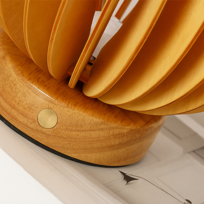 Drewniana Lampa Stołowa | Ładowalna