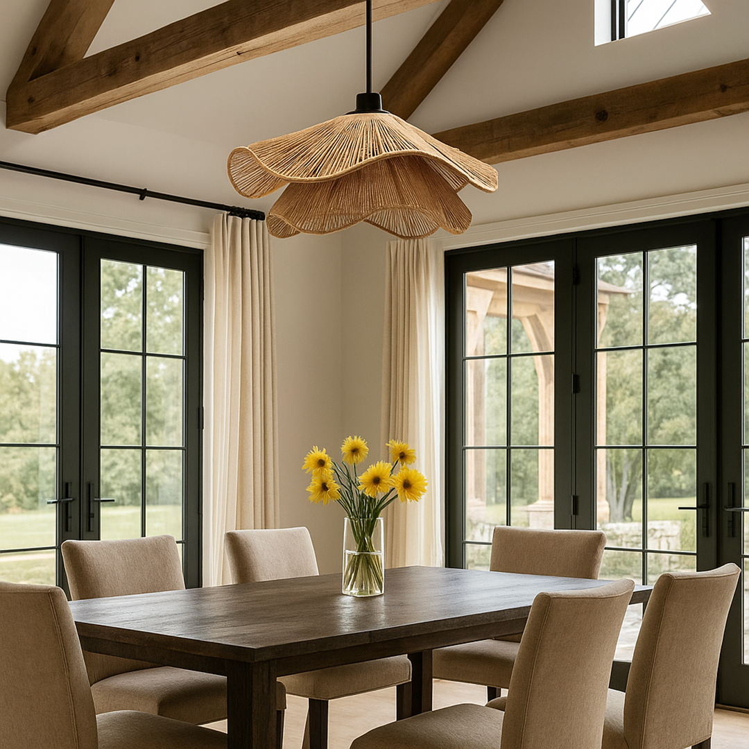 Jutowa Lampa Sufitowa | Artystyczny Design