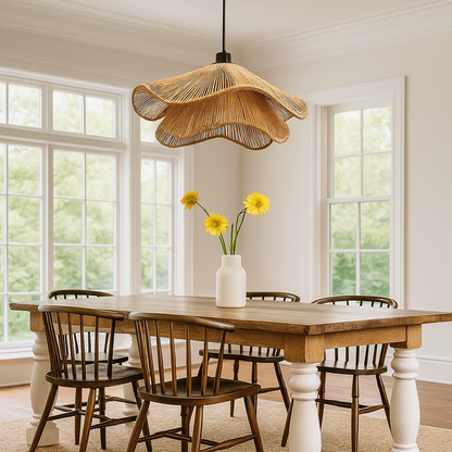 Jutowa Lampa Sufitowa | Artystyczny Design