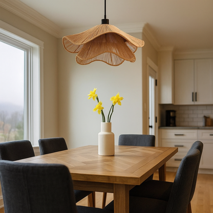 Jutowa Lampa Sufitowa | Artystyczny Design