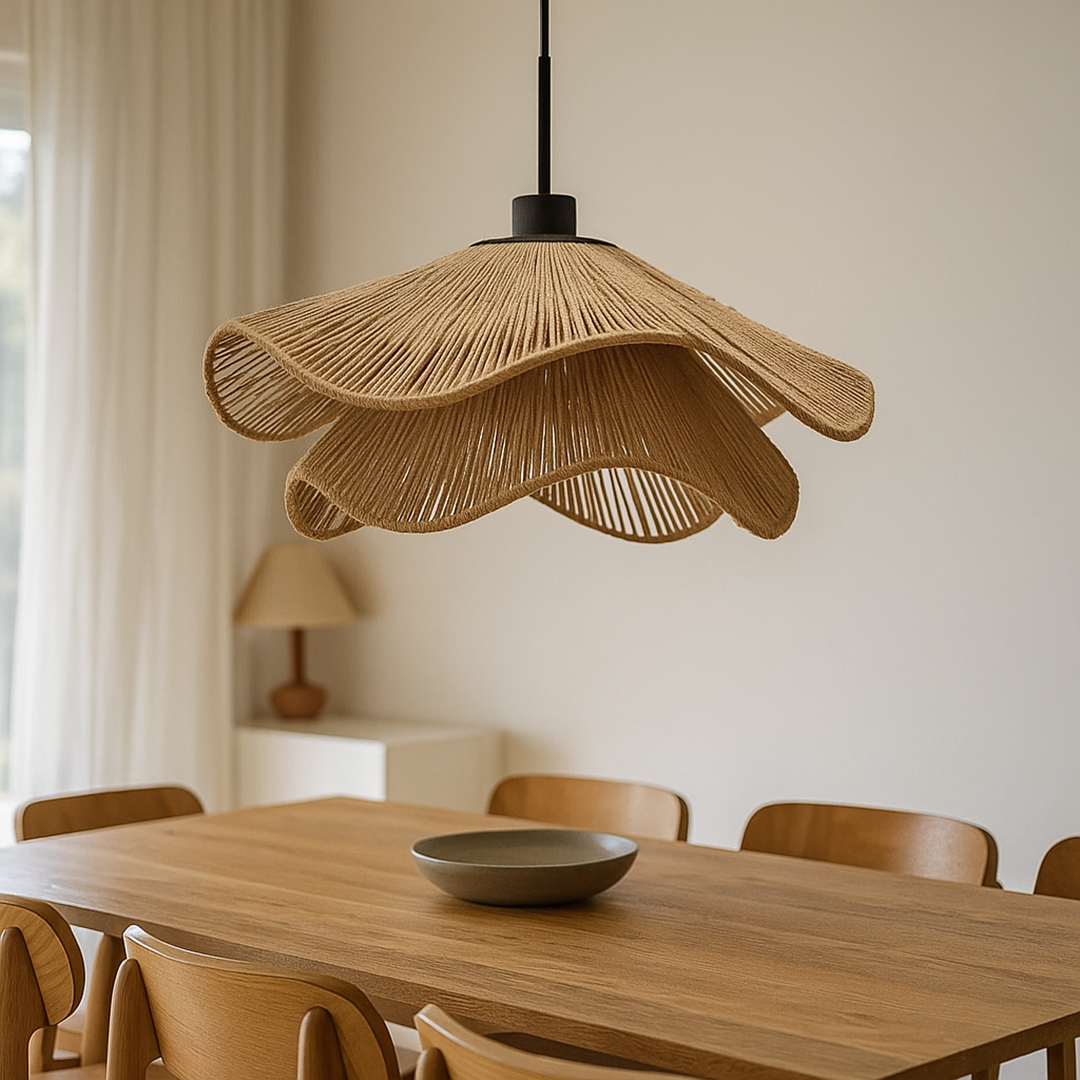 Jutowa Lampa Sufitowa | Artystyczny Design