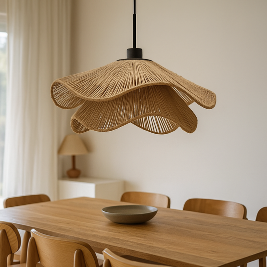 Jutowa Lampa Sufitowa | Artystyczny Design