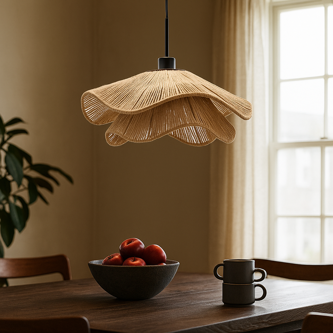 Jutowa Lampa Sufitowa | Artystyczny Design