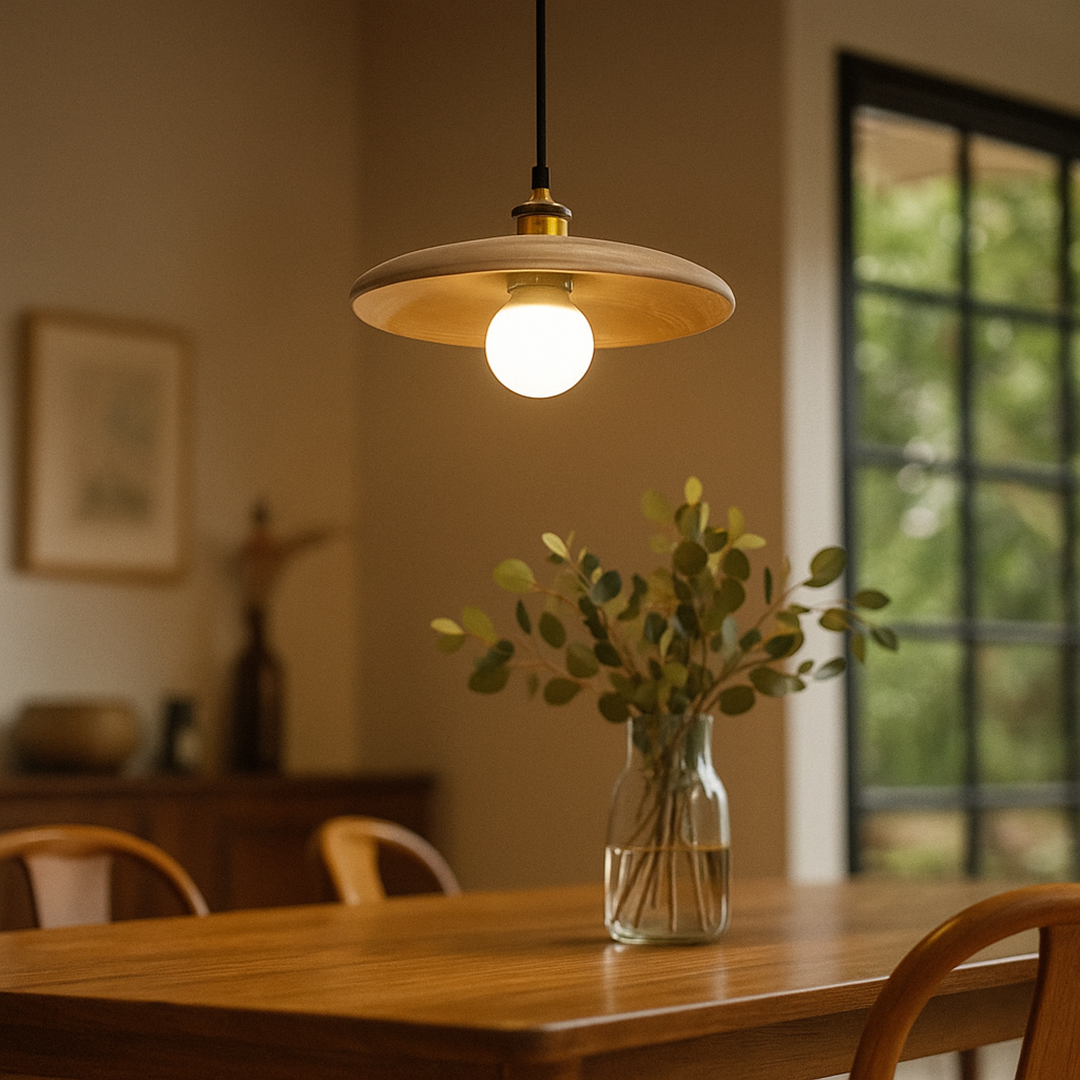 Lampa Sufitowa W Stylu Japandi | Nowoczesna