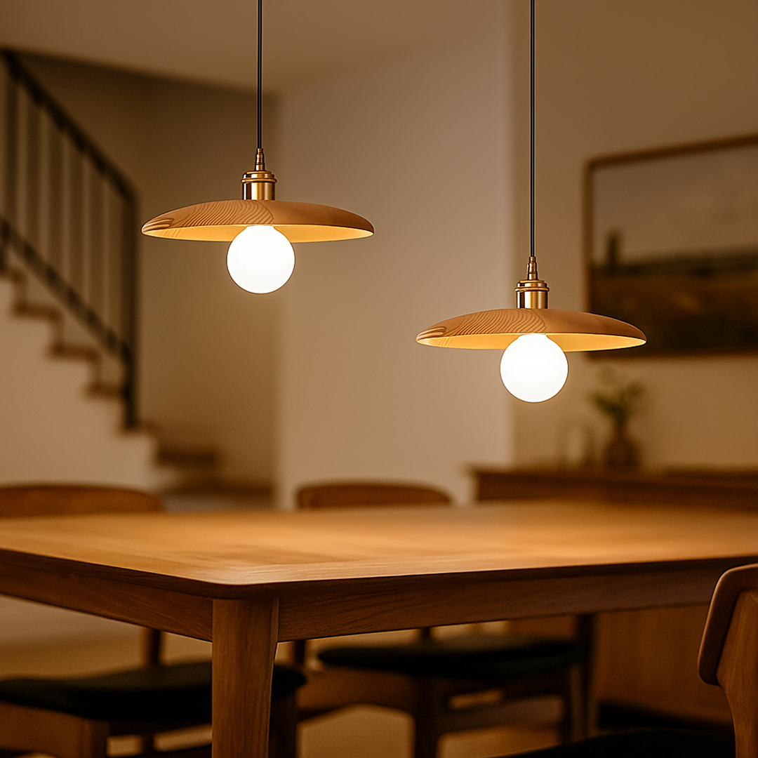 Lampa Sufitowa W Stylu Japandi | Nowoczesna