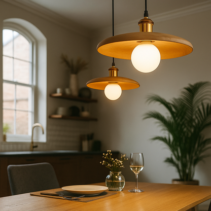 Lampa Sufitowa W Stylu Japandi | Nowoczesna