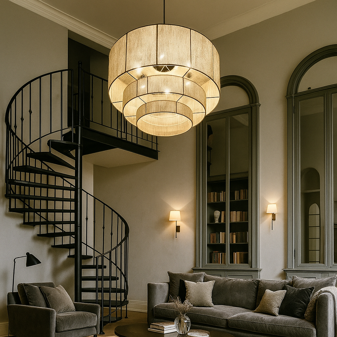 Pleciona Lampa Wisząca Boho | Rattan