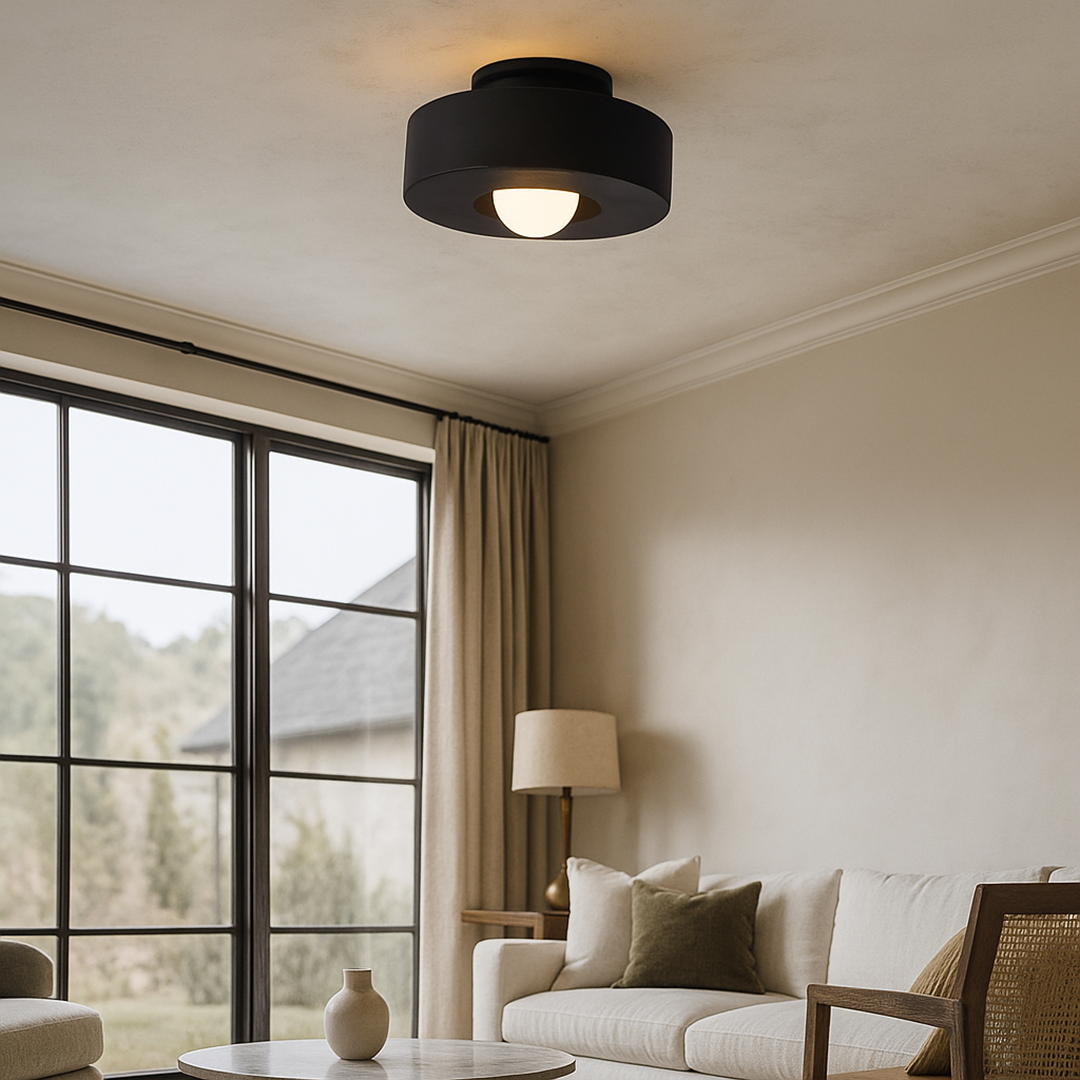 Lampa Sufitowa Z Żywicy | Do Sypialni