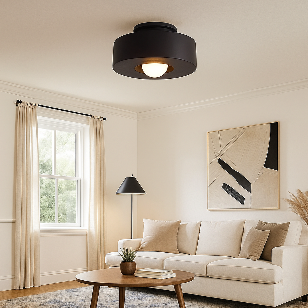 Lampa Sufitowa Z Żywicy | Do Sypialni