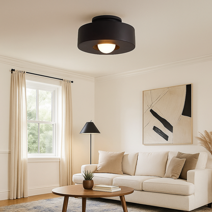 Lampa Sufitowa Z Żywicy | Do Sypialni