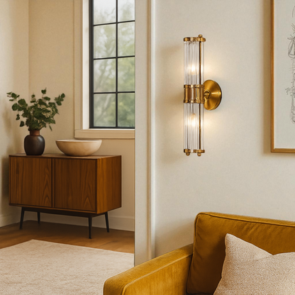 Luksusowa Kryształowa Lampa Ścienna | Do Salonu