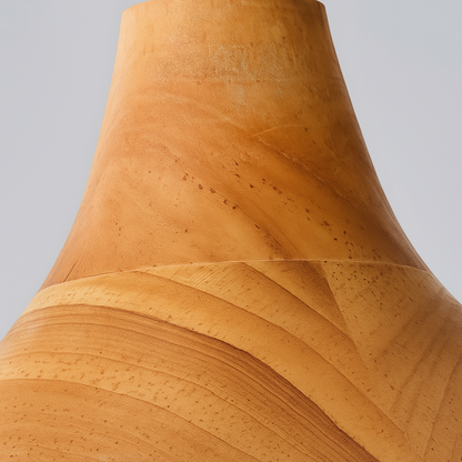 Nowoczesna Drewniana Lampa Wisząca | Regulowany Kabel