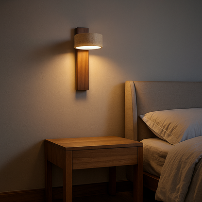 Trawertynowa Lampa Ścienna | Regulowana Głowica