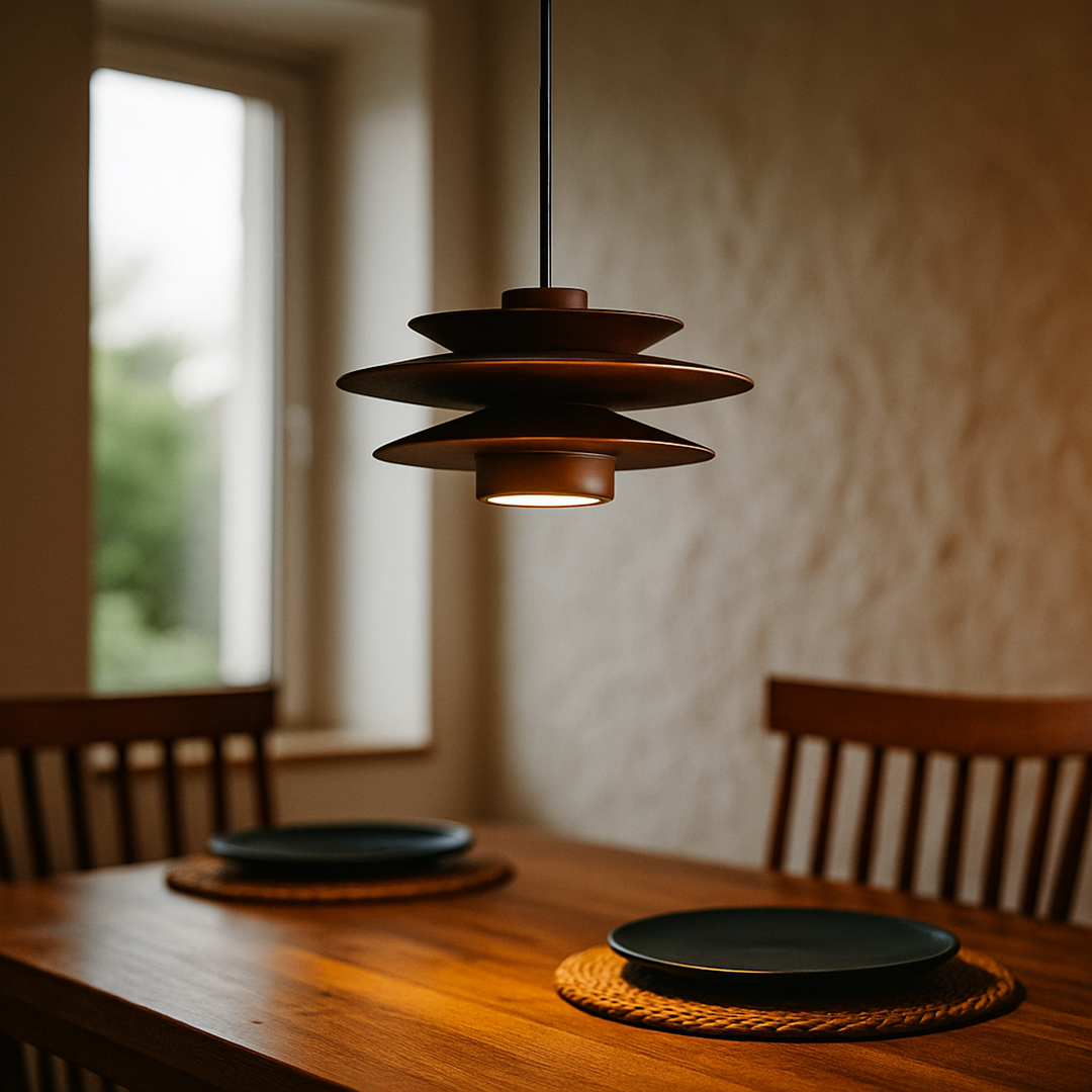 Nowoczesna Lampa Wisząca Z Żywicy | Nastrojowe Światło