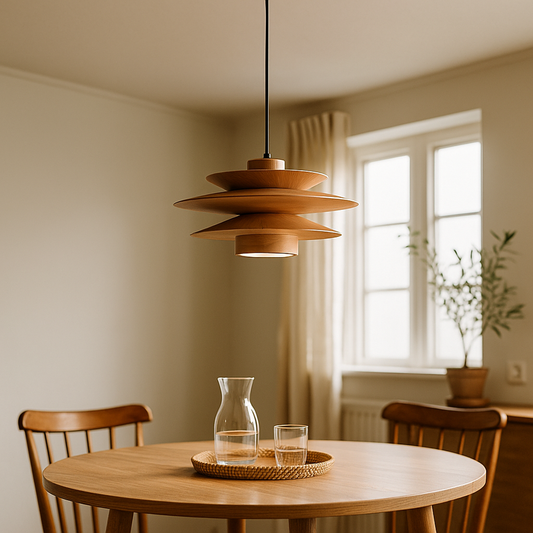 Nowoczesna Lampa Wisząca Z Żywicy | Nastrojowe Światło