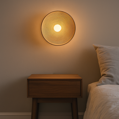 Lampa Ścienna w Stylu Japandi | Nowoczesna