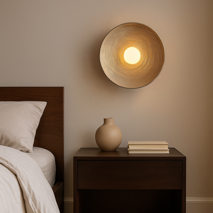 Lampa Ścienna w Stylu Japandi | Nowoczesna