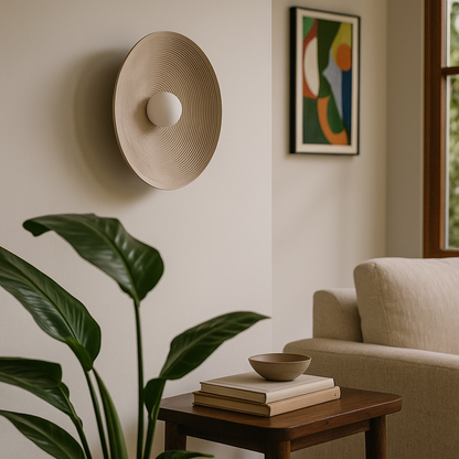 Lampa Ścienna w Stylu Japandi | Nowoczesna