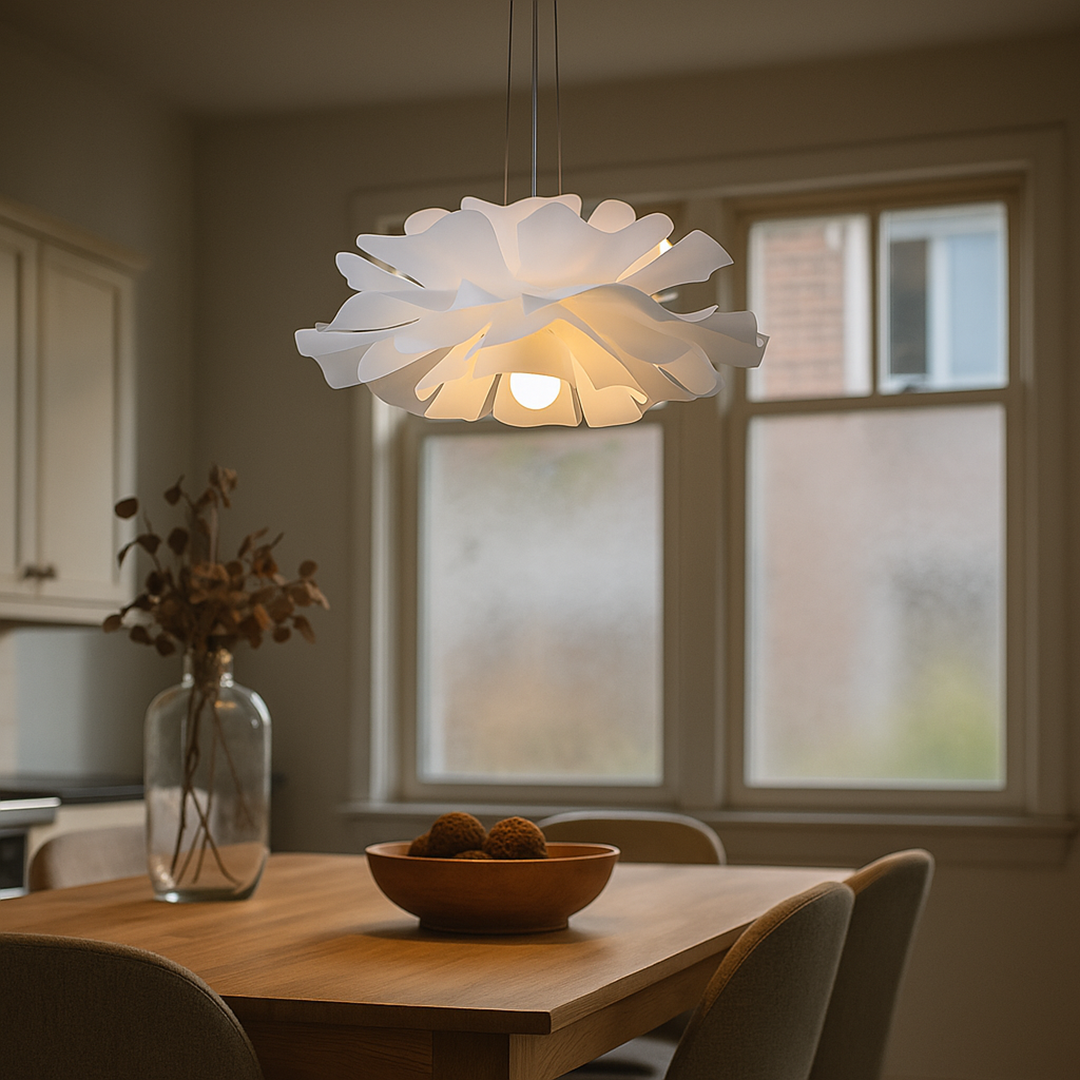 Lampa Wisząca Inspirowana Kwiatem | Styl Japandi