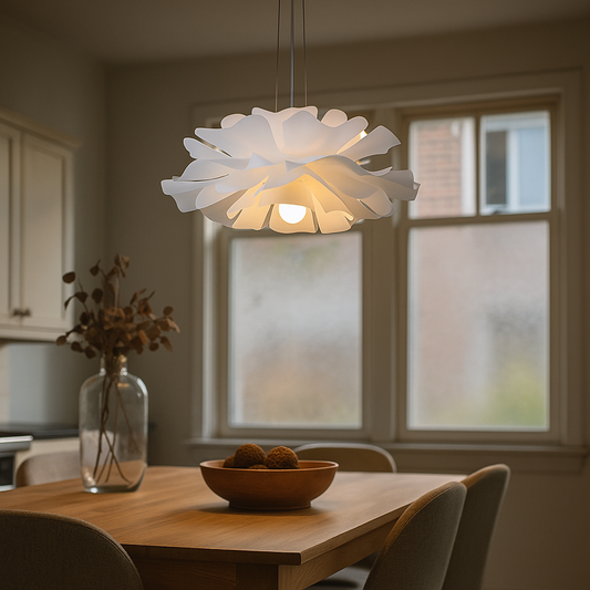 Lampa Wisząca Inspirowana Kwiatem | Styl Japandi