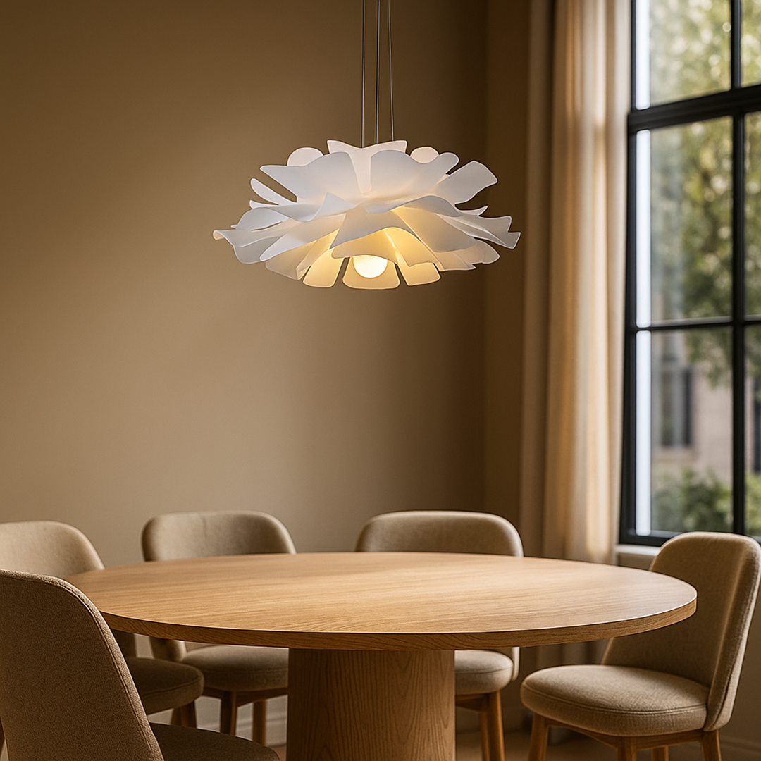 Lampa Wisząca Inspirowana Kwiatem | Styl Japandi