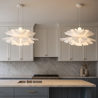 Lampa Wisząca Inspirowana Kwiatem | Styl Japandi