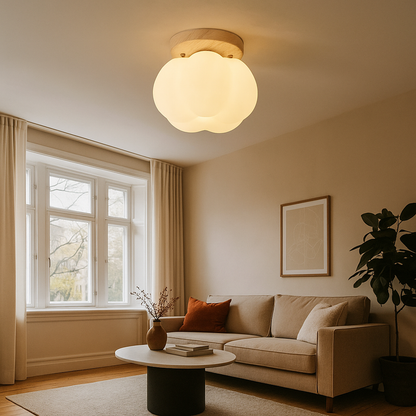 Lampa Sufitowa W Kształcie Dyni | Sypialnia