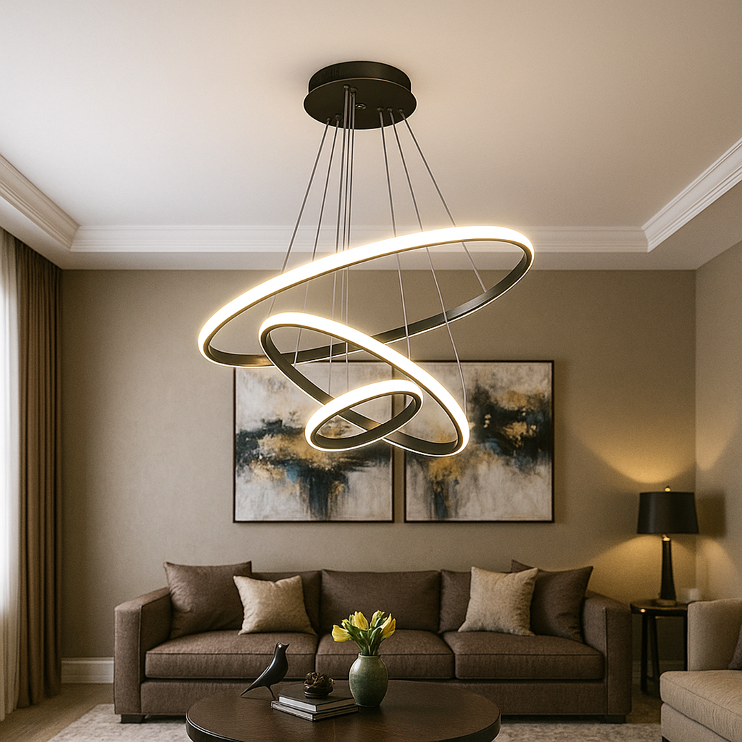 Nowoczesna Okrągła Lampa Sufitowa | Stylowe Wnętrza