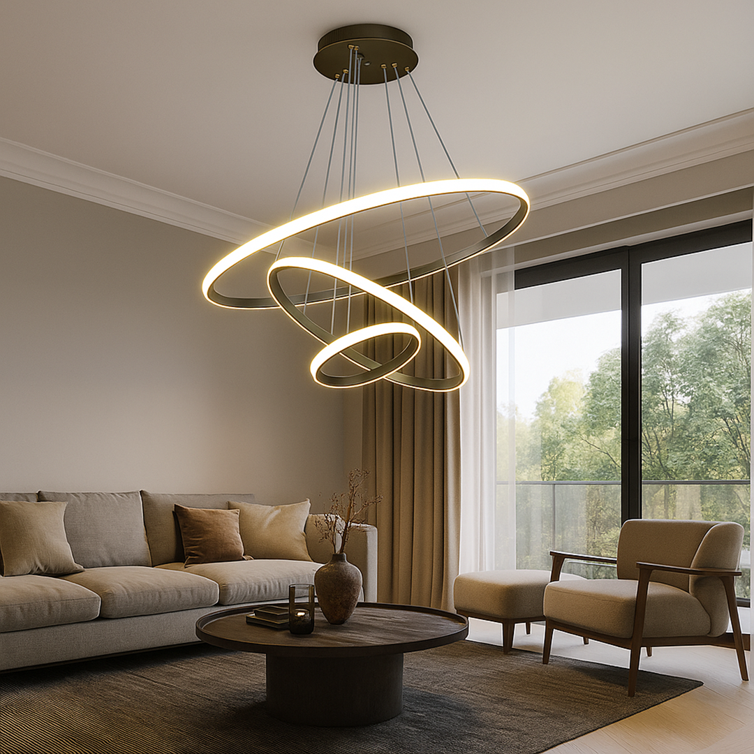 Nowoczesna Okrągła Lampa Sufitowa | Stylowe Wnętrza