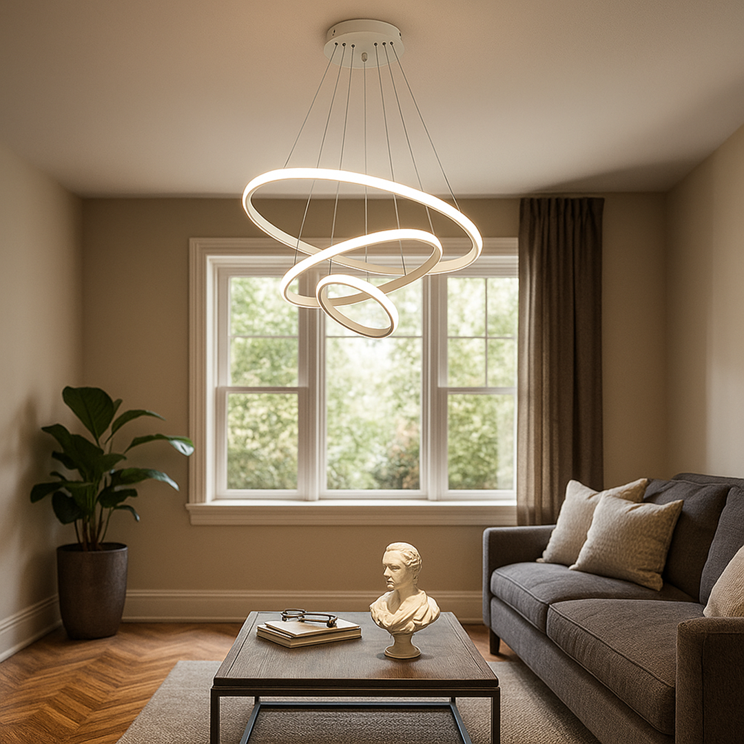 Nowoczesna Okrągła Lampa Sufitowa | Stylowe Wnętrza