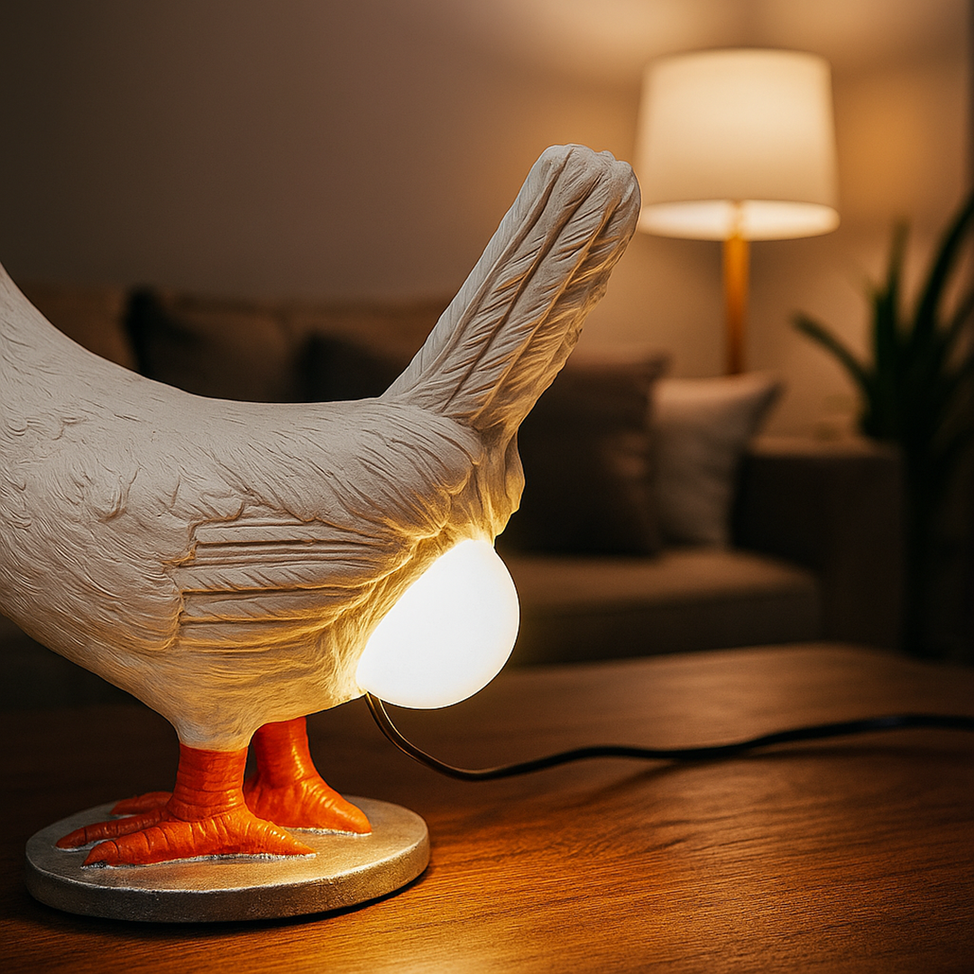 Zabawna Lampa Stołowa Dekoracja | Kształt Kurczaka