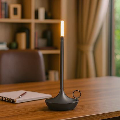 Ładowany Aluminiowy Świecznik | Świeca LED