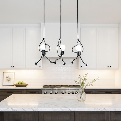 Żelazna Lampa Wisząca W Stylu Retro | Design Żelazny