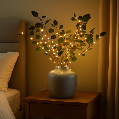 Dekoracyjne Lampki Choinkowe | Gałązka Oliwna