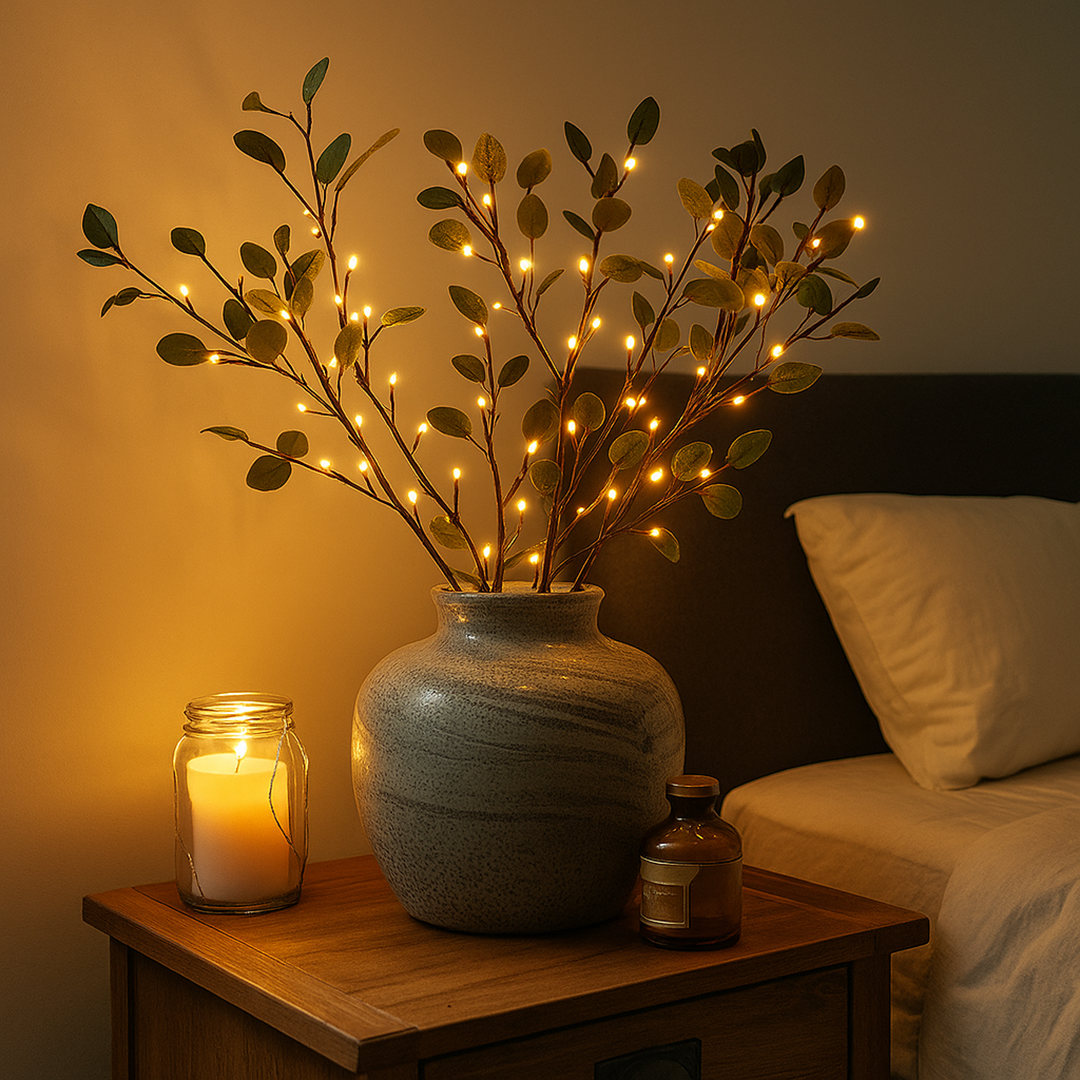 Dekoracyjne Lampki Choinkowe | Gałązka Oliwna