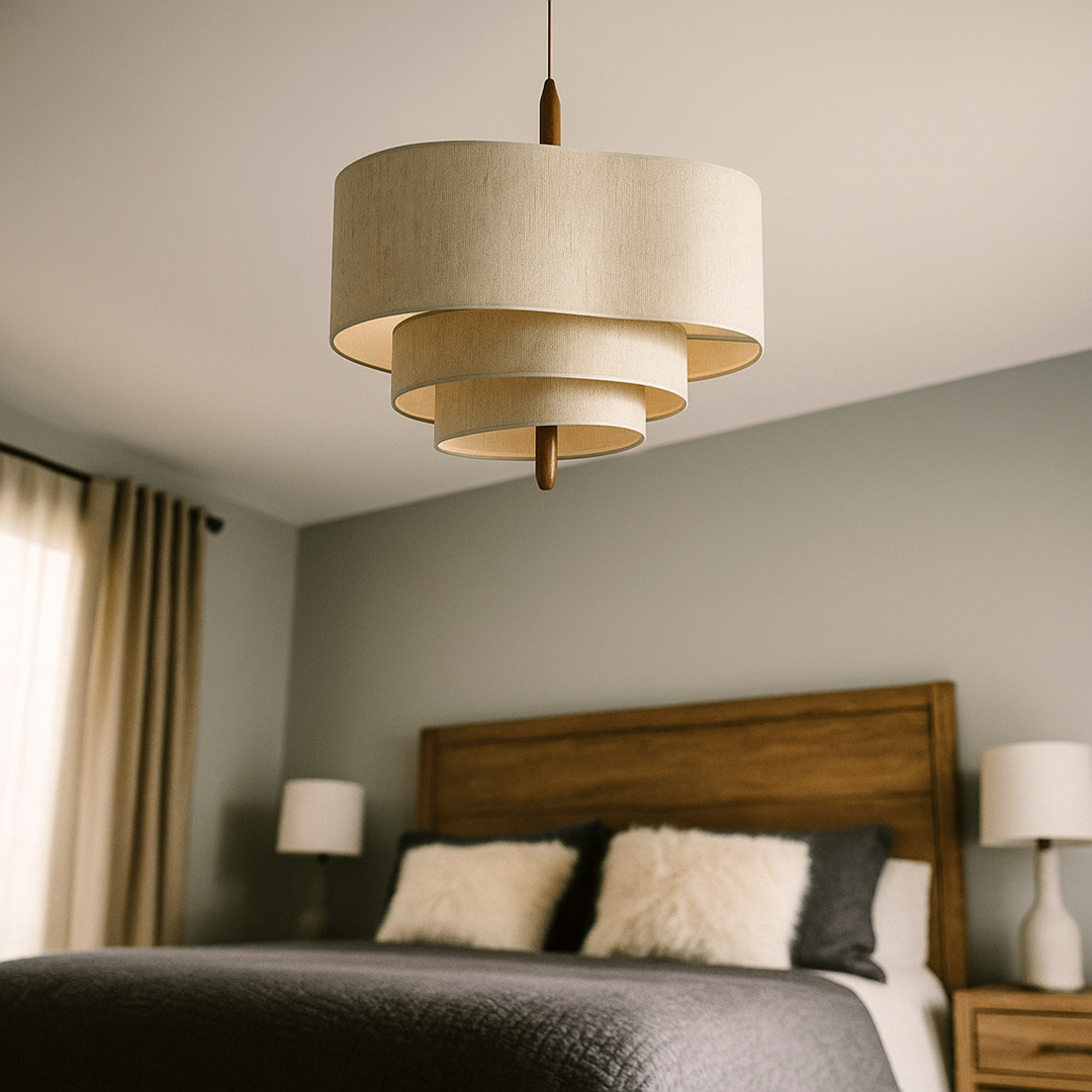 Żyrandol Z Tkaniny Klasyczny Design | Styl Nowoczesny