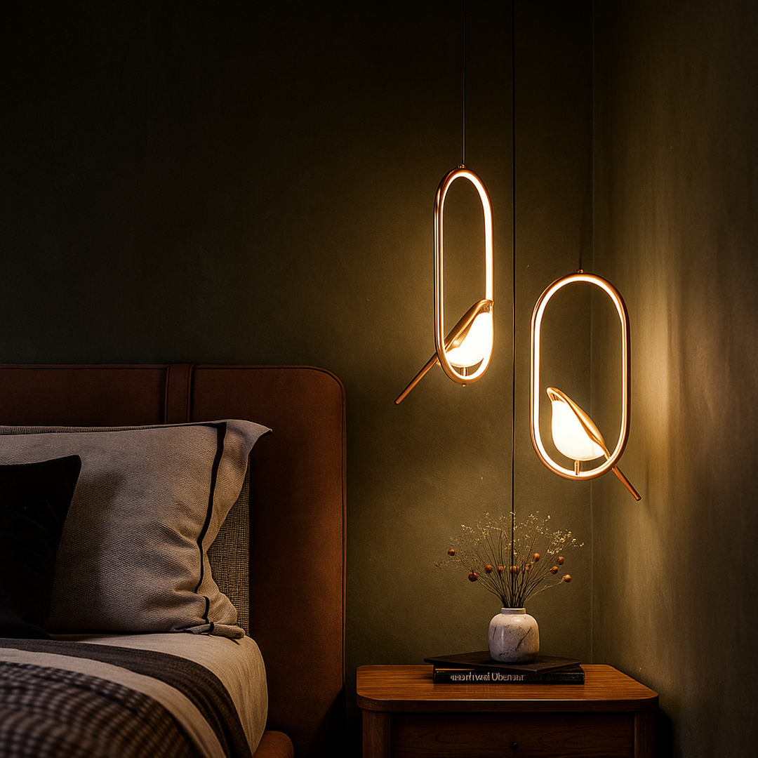 Ptak Lampa Sufitowa LED | Styl Skandynawski