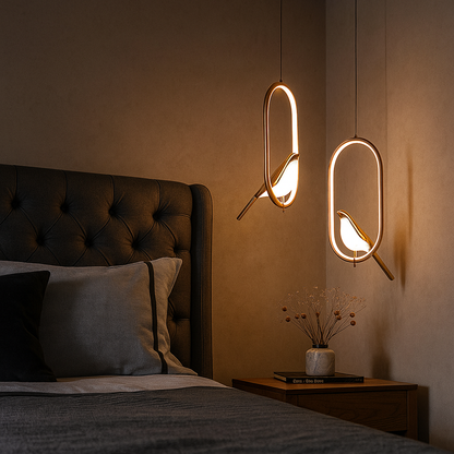 Ptak Lampa Sufitowa LED | Styl Skandynawski