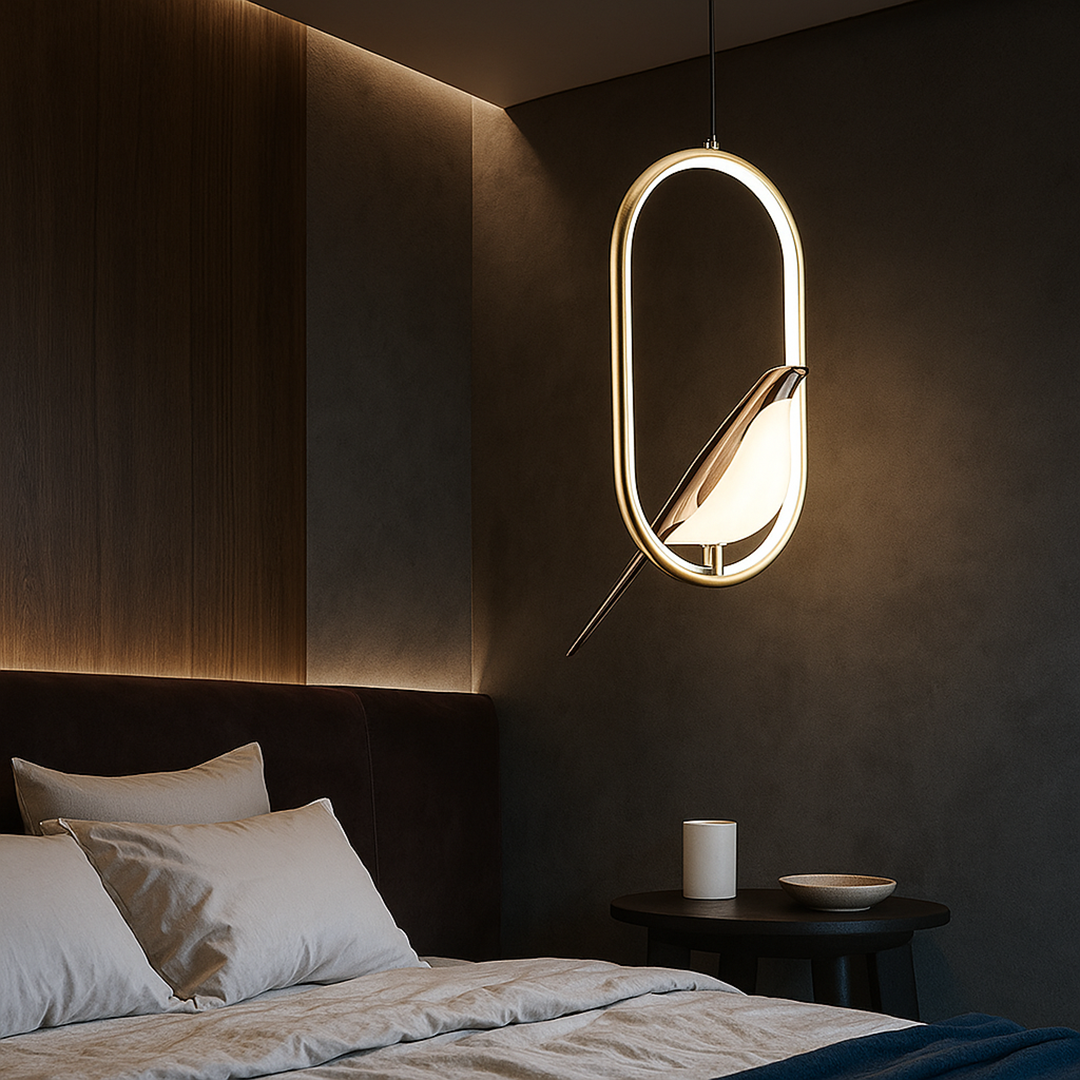 Ptak Lampa Sufitowa LED | Styl Skandynawski