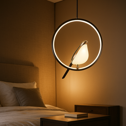 Ptak Lampa Sufitowa LED | Styl Skandynawski