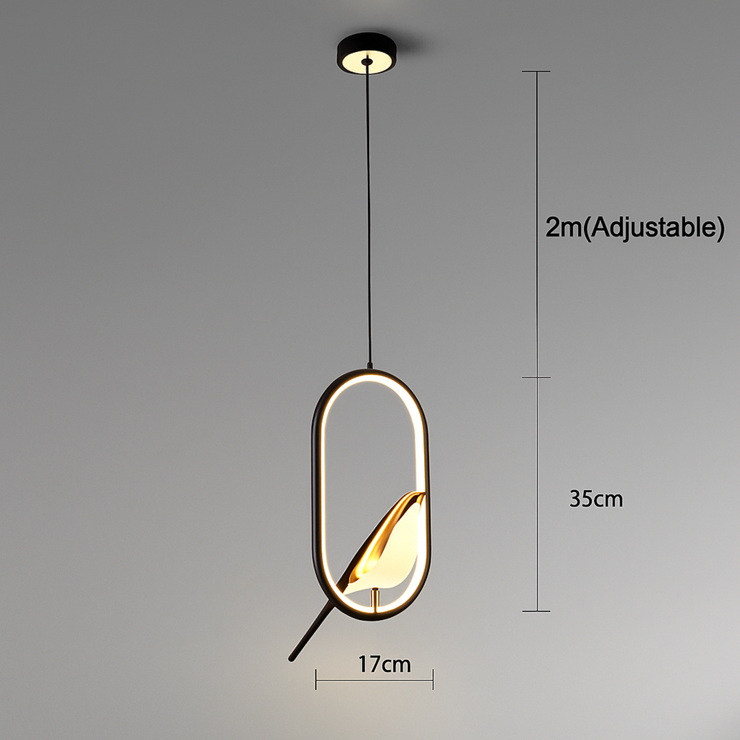 Ptak Lampa Sufitowa LED | Styl Skandynawski