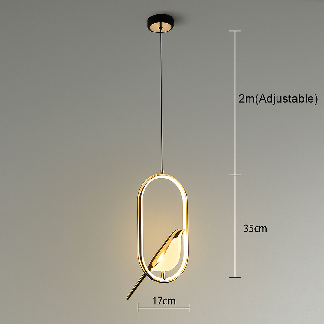 Ptak Lampa Sufitowa LED | Styl Skandynawski