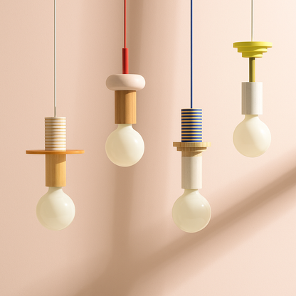 Geometryczny Żyrandol | Lampa Sufitowa LED