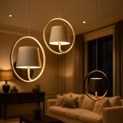 Stylowa Lampa Wisząca LED | Bezprzewodowa