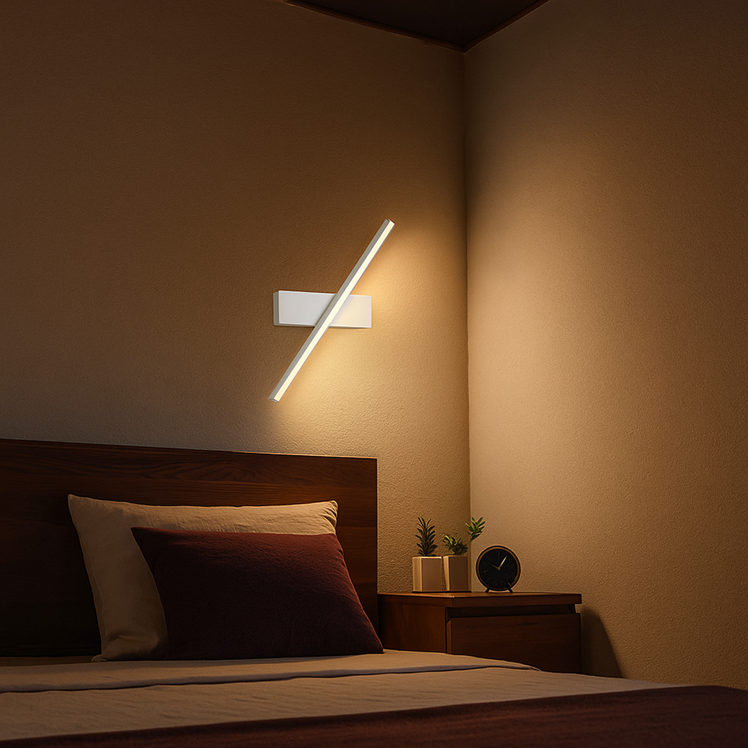 Skandynawska Obracana Lampa Ścienna | Sypialnia