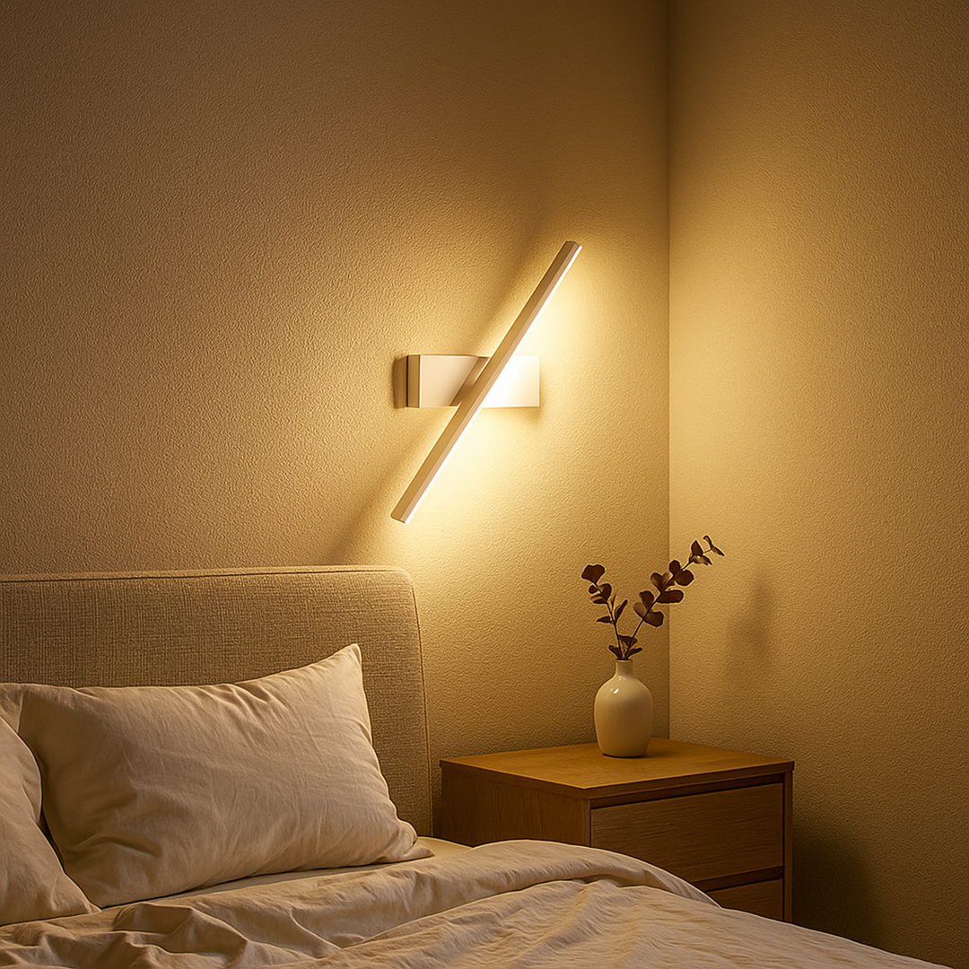 Skandynawska Obracana Lampa Ścienna | Sypialnia