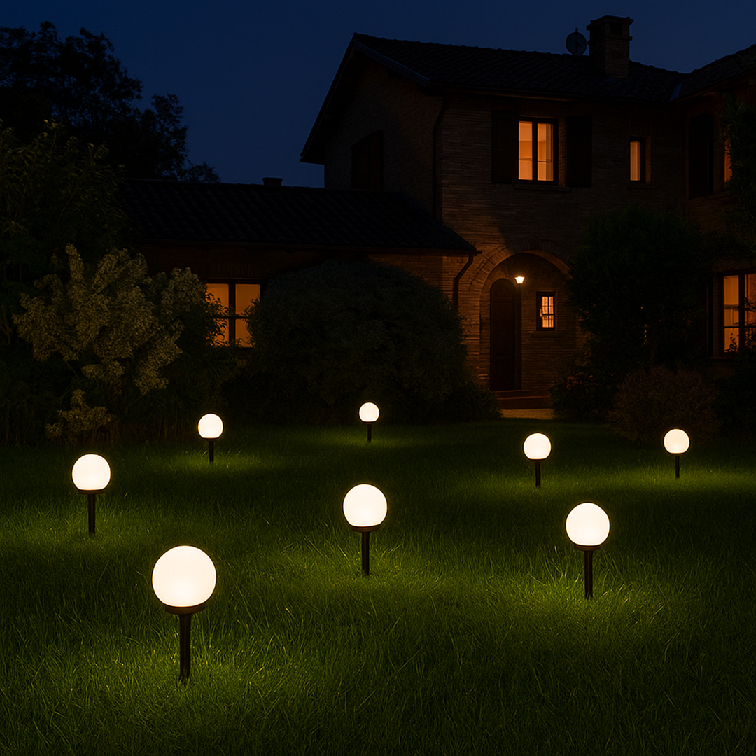 Luksusowa Słoneczna Latarnia Ogrodowa | Zewnętrzna