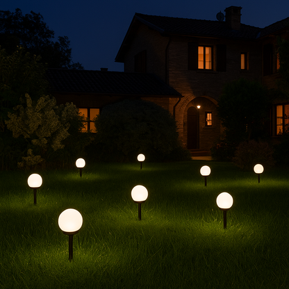 Luksusowa Słoneczna Latarnia Ogrodowa | Zewnętrzna