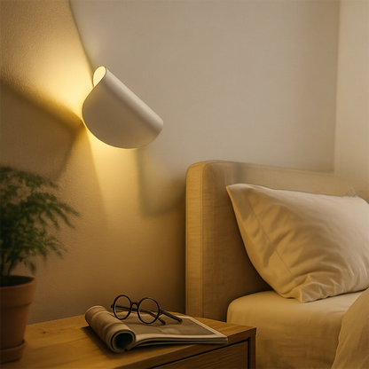 Skandynawska Obracana Lampa Ścienna | Metalowa